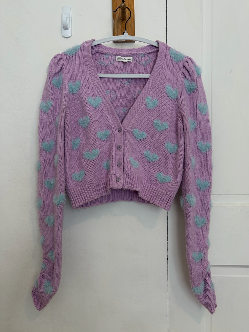 For Love & Lemons Scarlet Cropped Cardigan M - Picture 8 of 16